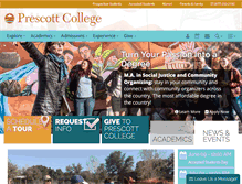 Tablet Screenshot of es.prescott.edu